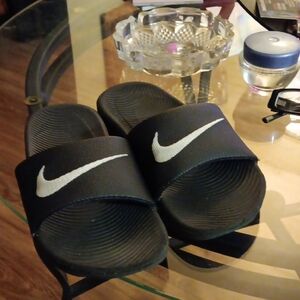 Nike Black Slide Sandals